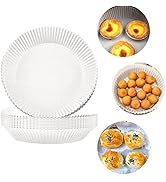 Parchment Round Cooking Paper, Non-Stick, Baking Roasting Food Grade Paper for Microwave Oven, Fr...