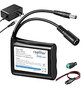 rapthor Rechargeable 12V 2600mAh Lithium ion Battery Pack with Charger Compatible with 12V Device...