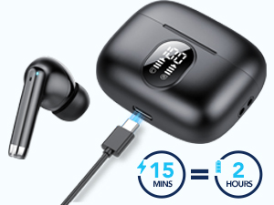 Wireless Earbuds, New Bluetooth 5.4 Headphones