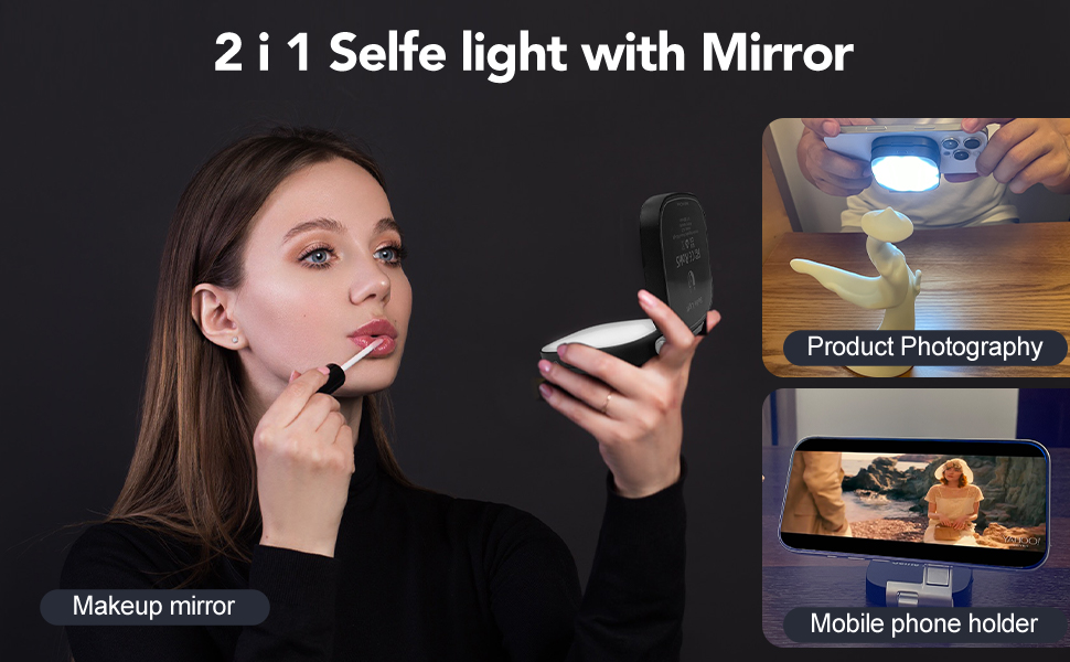 magnetic selfie light for iPhone