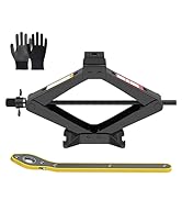 Universal Car Jack Kit Scissor Jack for Car 2 Ton Spare Tire Changing Kit,Portable Tire Jack Repa...