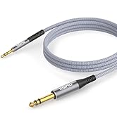tisino 1/8 to 1/4 Stereo Cable, 3.5mm to 1/4 Adapter Aux Cord Stereo Audio Cable for Guitar, Keyb...