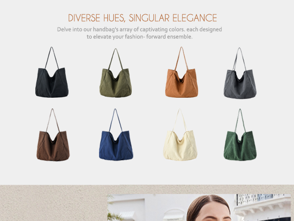 large canvas tote bag