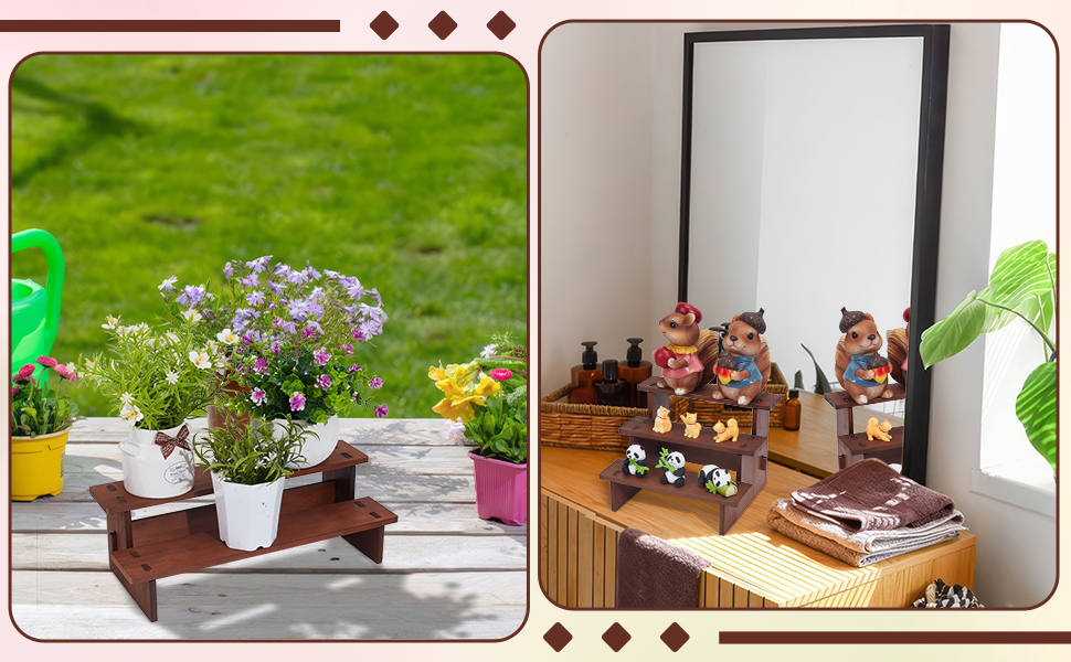 Wooden Display Riser Shelf