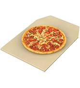 BMMXBI Pizza Stone Replacement for Ooni Karu 16 Multi-Fuel Pizza Oven, Heavy Duty Ceramic Grill P...