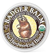Badger - Hardworking Hands Healing Balm, Aloe Vera &amp; Wintergreen, Working Hand Balm, Balm, for Dr...
