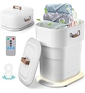 MFTEK 27L Towel Warmer for Bathroom, Foldable Heated Towel Warmers Bucket, Spa-Like Towel Heater ...