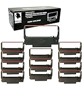 (12) Gorilla Supply Compatible Ink Ribbon Replacement for ERC 30 34 38 B/R ERC38 NK506, Compatibl...