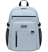 Lohol Lightweight Backpack for Teen Girls Boys, Durable Bookbag with 7 Pockets for School Travel ...