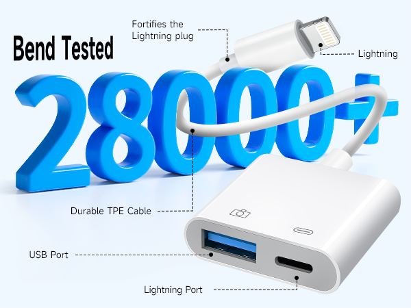 Lightning to USB Camera Adapter