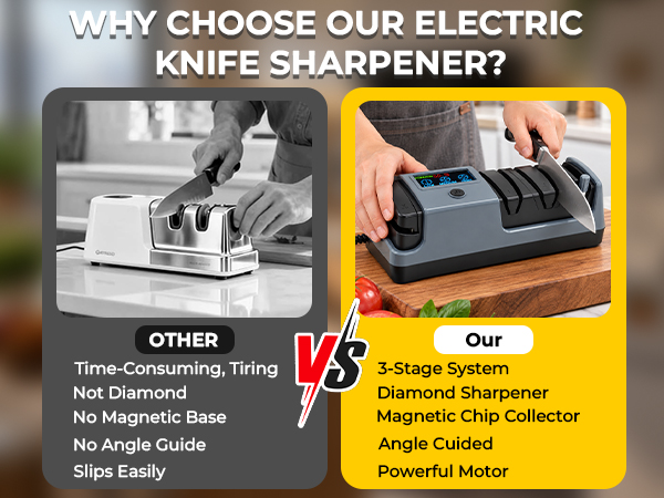 knife sharpener electric knife sharpener