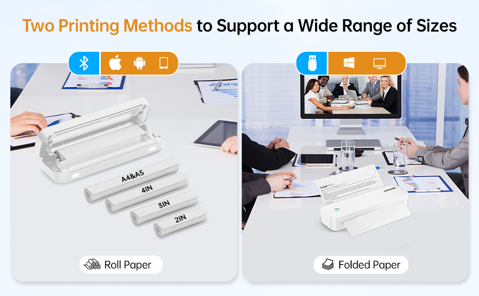 Portable Printers Wireless for Travel