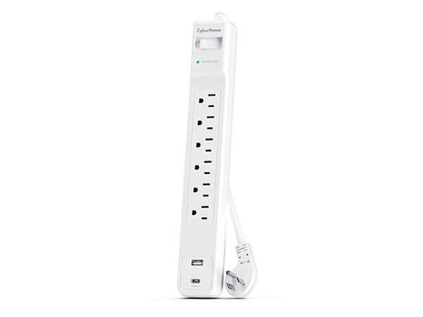 CyberPower CSP604UCW Home Office Surge Protector