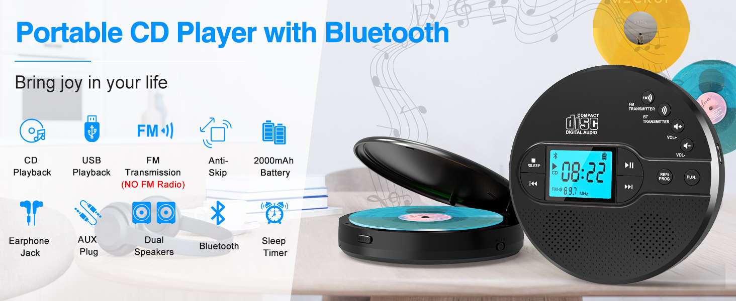 bluetooth cd player for car