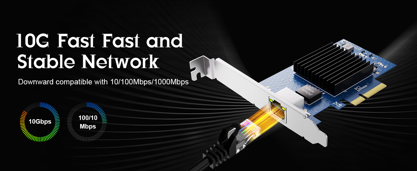 10Gb PCIe NIC Network Card