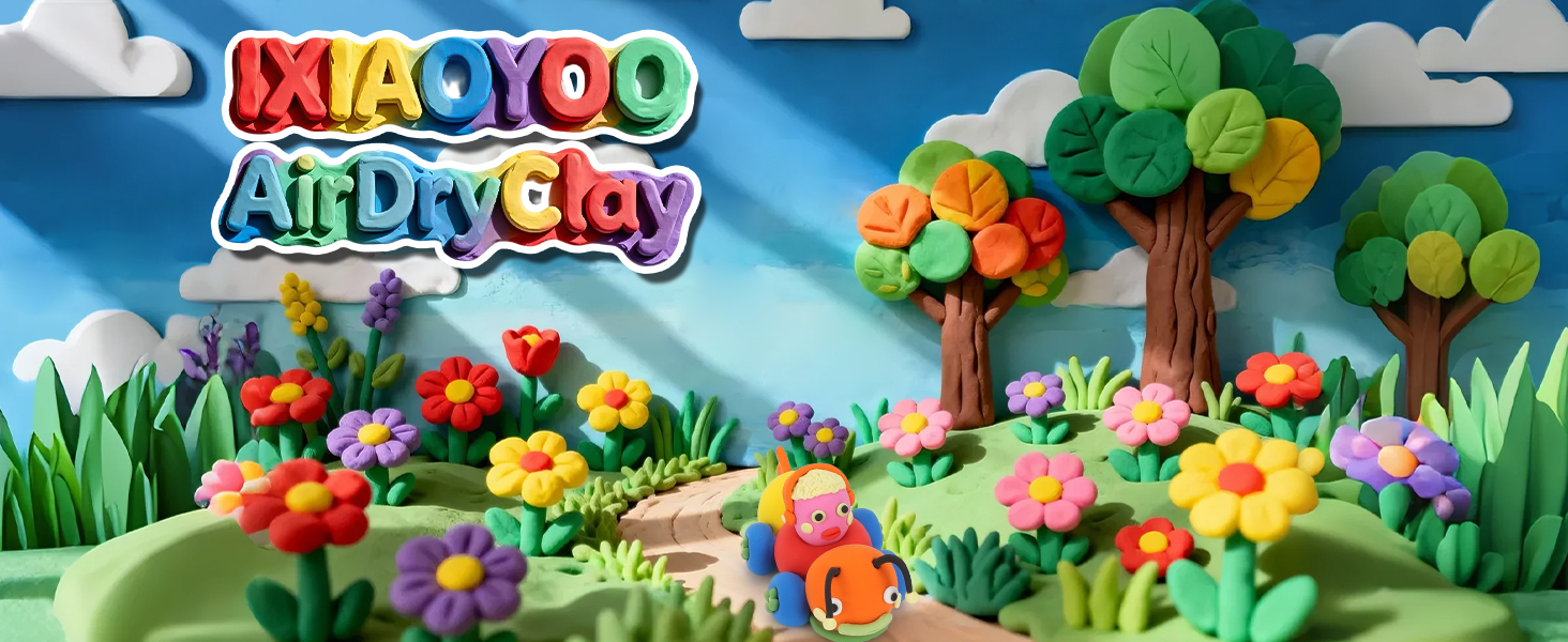 Ixiaoyoo air dry clay