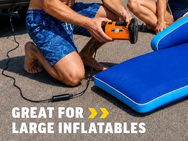Great for large inflatables
