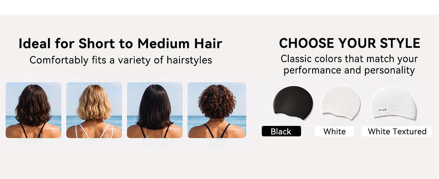 comfortably fits a variety of hairstyles
