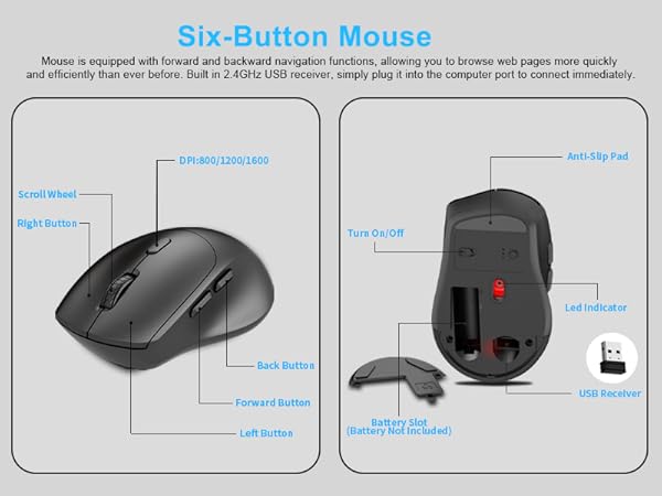 wireless mouse and keyboard