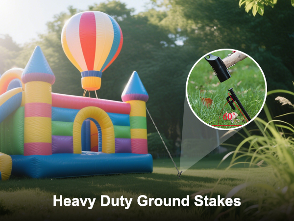 trampoline stakes