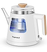 TOPWIT Electric Kettle, 1.0L Electric Tea Kettle with Removable Stainless Steel Infuser, BPA-Free...