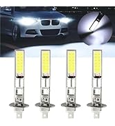 H1 LED Headlight Bulb Plug and Play, 1:1 Mini Size LED Fog Lights Bulbs, 10000LM 360° Beam H1 LED...