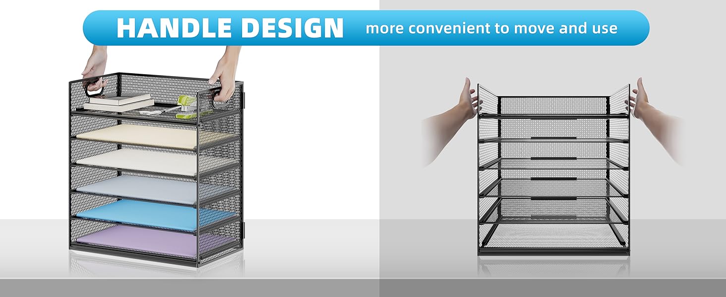 paper organizer with handle