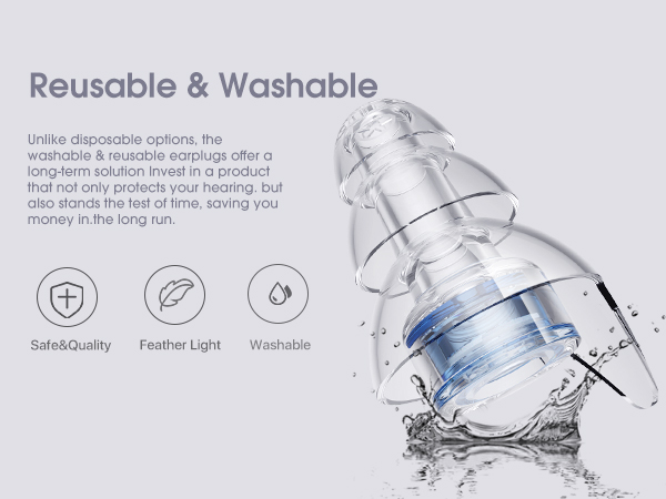reusable music earplugs 