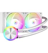 darkFlash DG240 All-in-one Liquid CPU Cooler, High-Performance Pump, ARGB Sync, PWM Daisy Chain C...