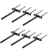6 Pcs Floating Shelf Bracket| 6-Inch(Deep) Hidden Floating Shelves Brackets for Wood Shelf| Float...