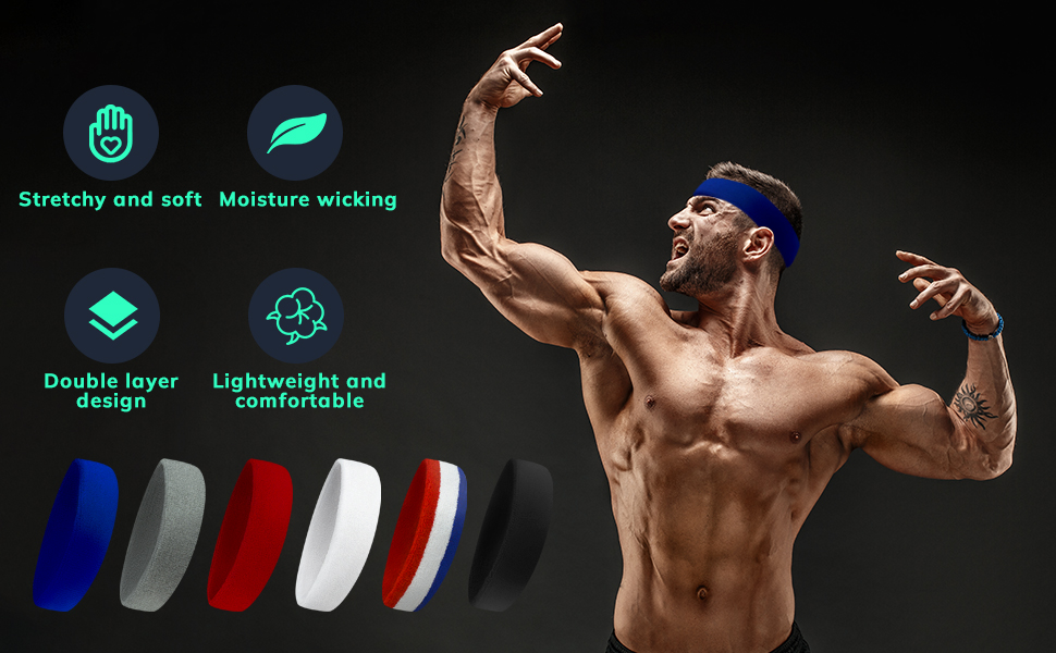 Sweatbands Sports Headband 
