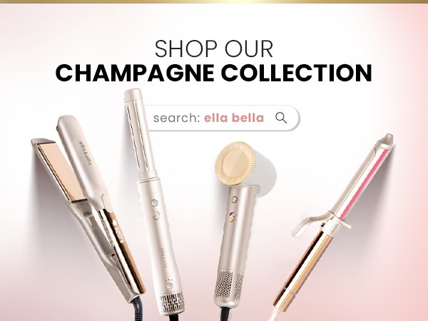 Champagne Compact Plasma Hair Dryer Premium