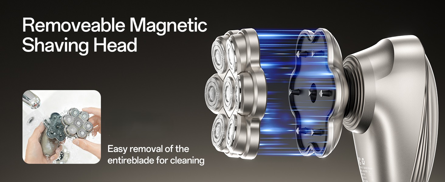 head shavers for bald men waterproof