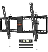 ELIVED TV Wall Mount for Most 37-84 Inch TVs, Max Load Capacity 120 lbs. Tilting tv Mount with Le...