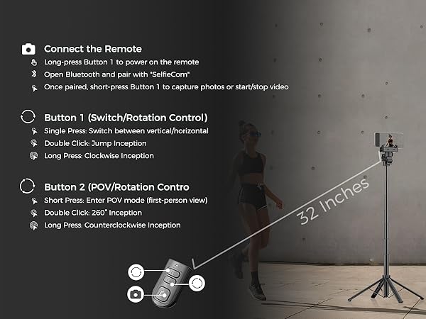 auto tracking tripod for iphone