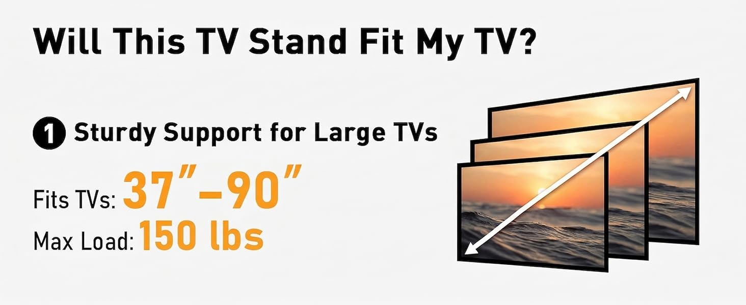 Tv stand legs