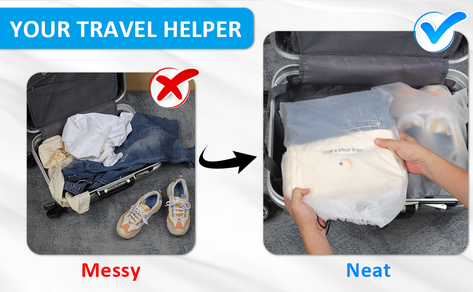 transparent shoe bag