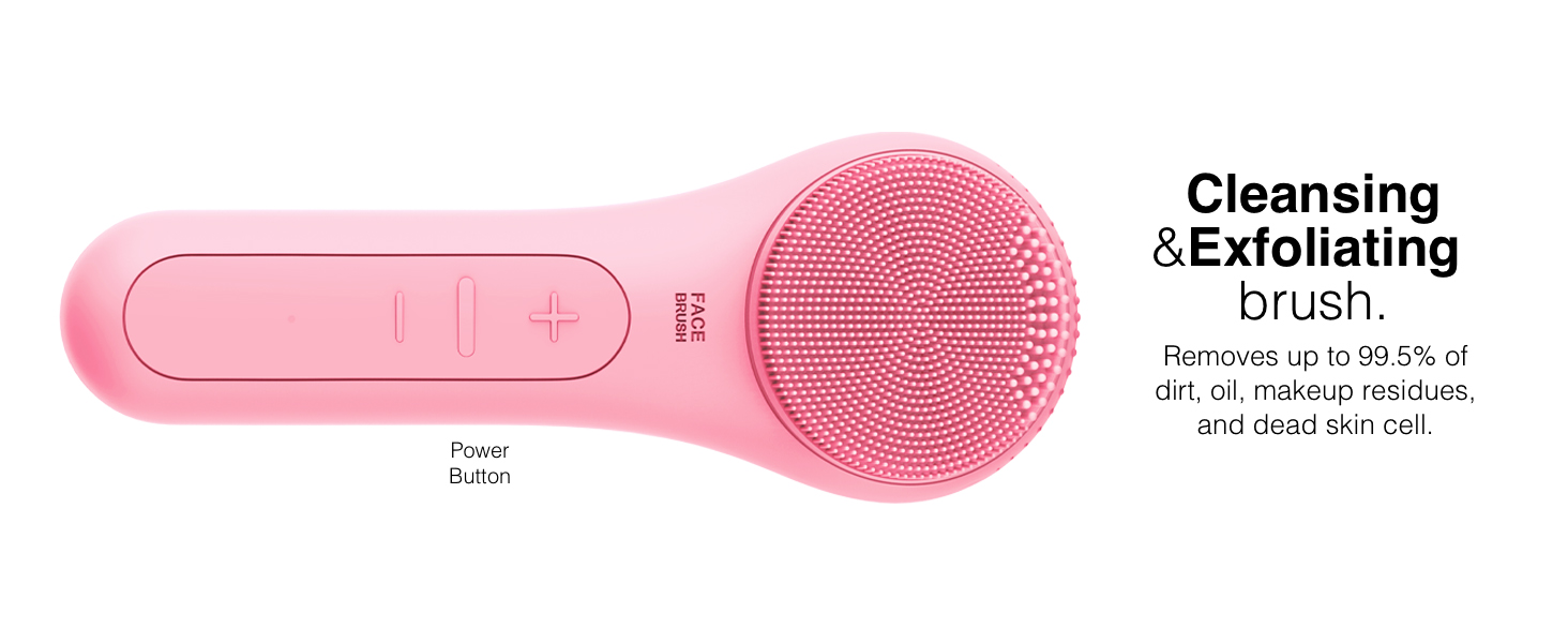 face scrubber for cleansing and exfoliating