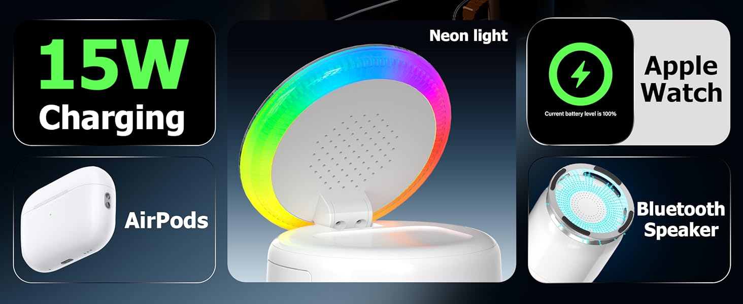 Magnetic Wireless Charging Station for phone