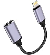 TechMatte USB C to Lightning Cable Adapter, 4 inch 27W PD Fast Charging Compatible with iPhone/iP...