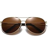 tanmigot Aviator Sunglasses for Men Women, Polarized UV400 Protection Sun glasses, Classic Aviato...
