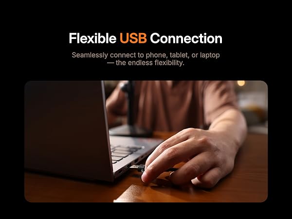 MAONO Wireless Dynamic Microphone for PC, XLR/USB Podcast Mic for Vocal Recording(PD200WT)