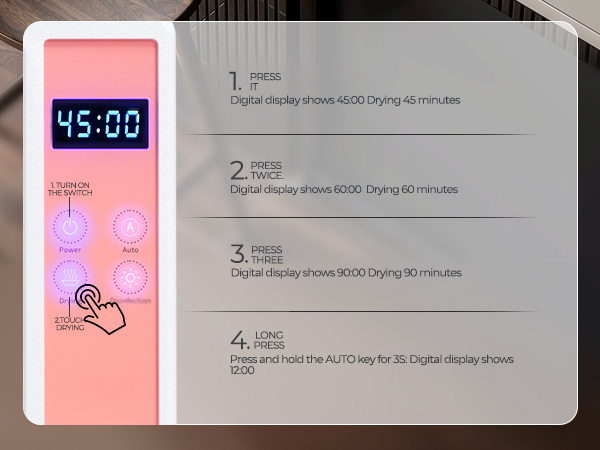 manicure tool cleaning cabinet