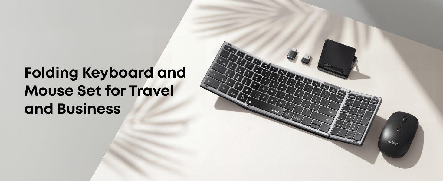 Folding Keyboard and Mouse Set