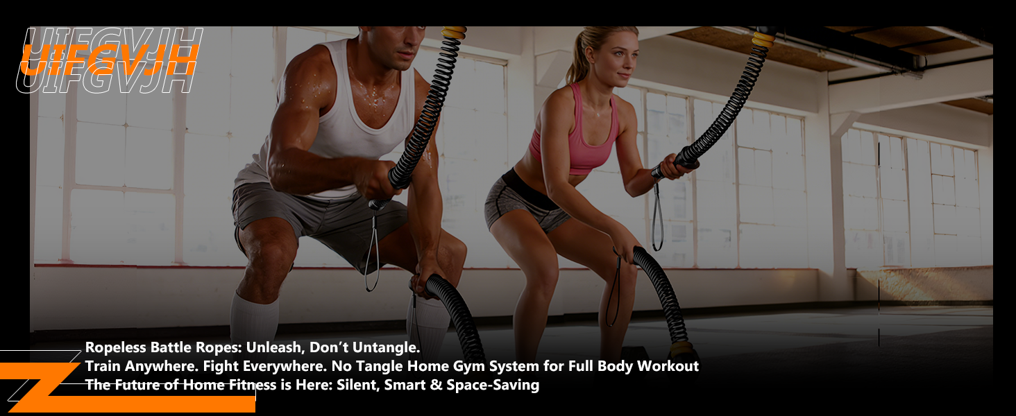 Ropeless Battle Ropes for Home Gym
