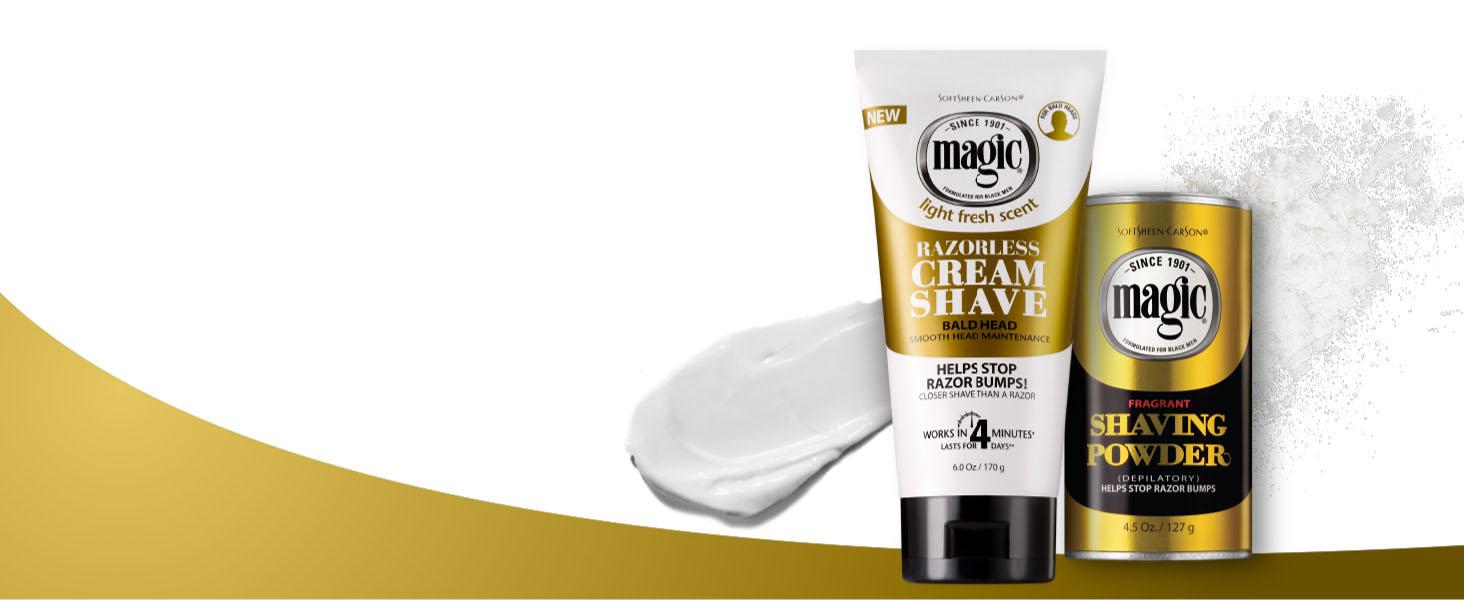 magic family, magic shave, razorless shaving, for the face, shaving, shave cream, shaving cream