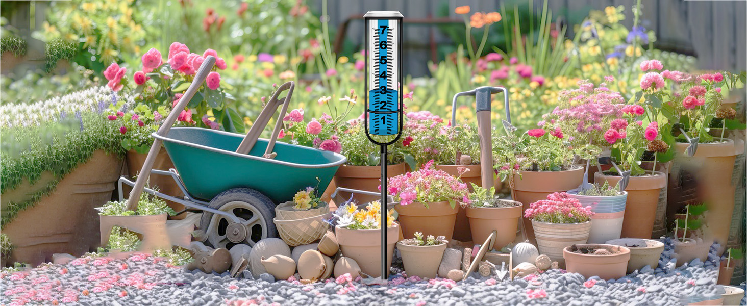 hree-section Large rain gauge