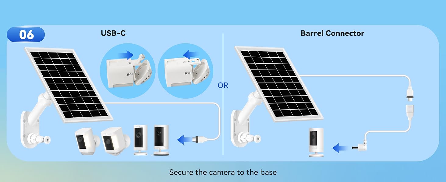 ring outdoor cam solar panel