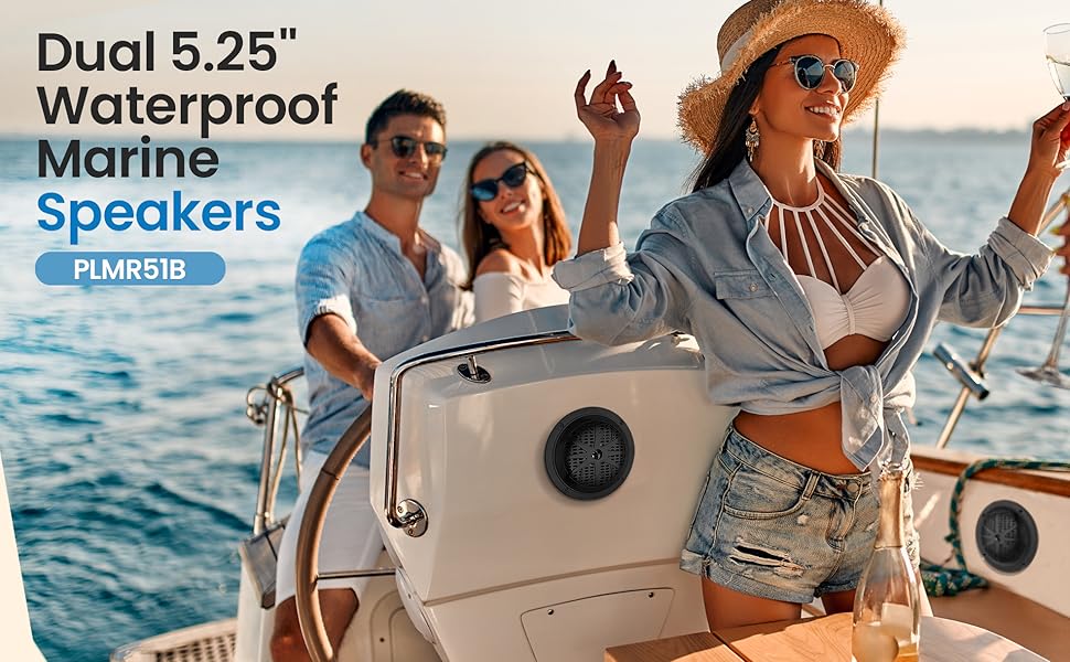 MarineSpeakersSpeakers;DualMarineSpeakers;WaterproofSpeakers;AudioStereo;