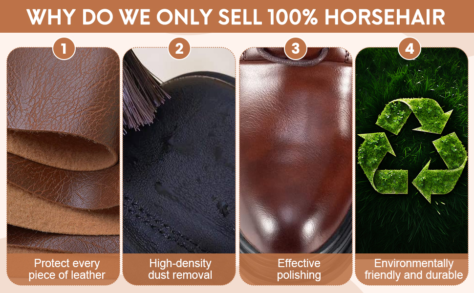 Why we only sell 100% horsehair